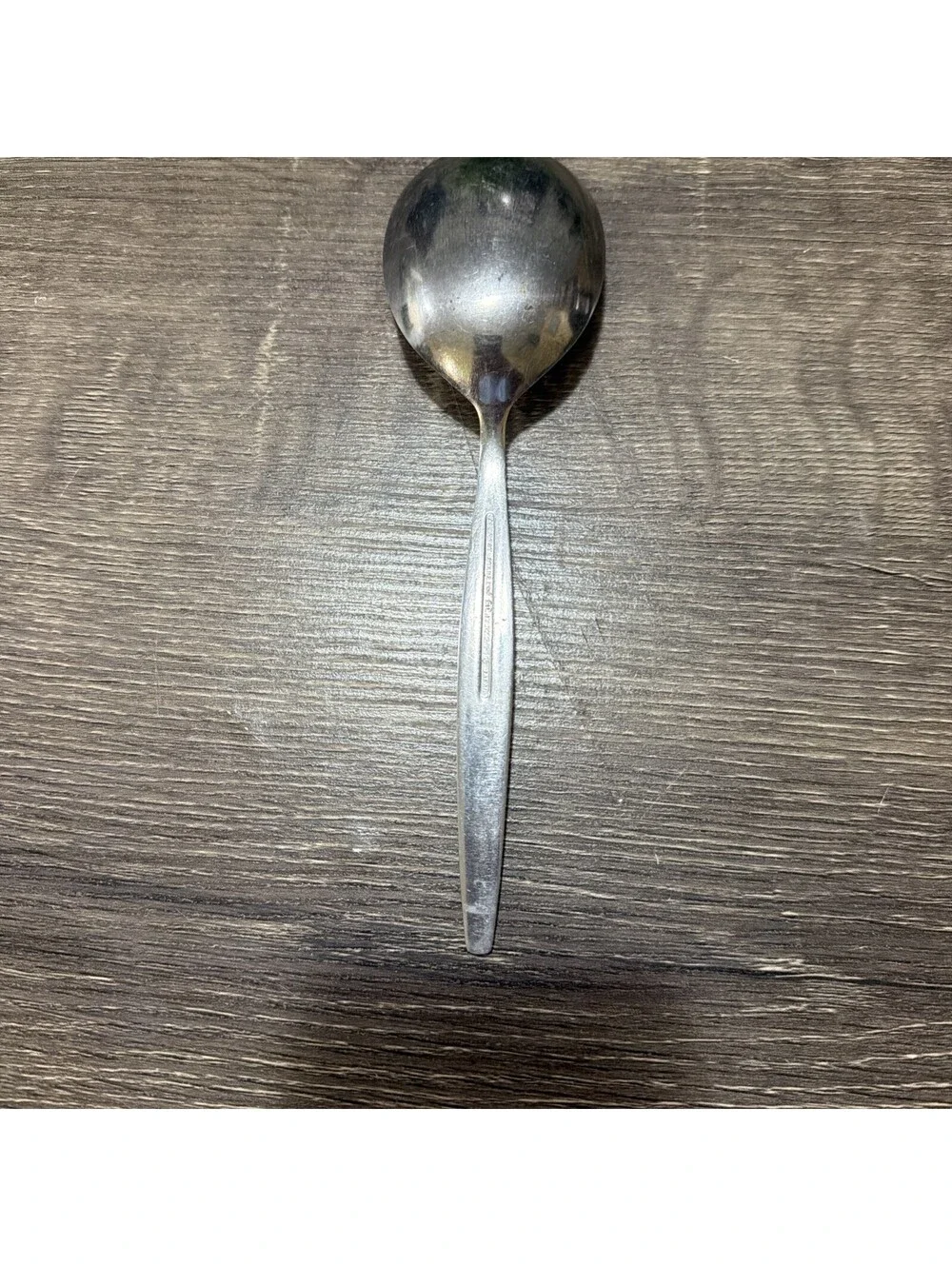 Amcrest Stainless Silhouette Serving Spoon Made in Japan Large Flatware Ladle 9”